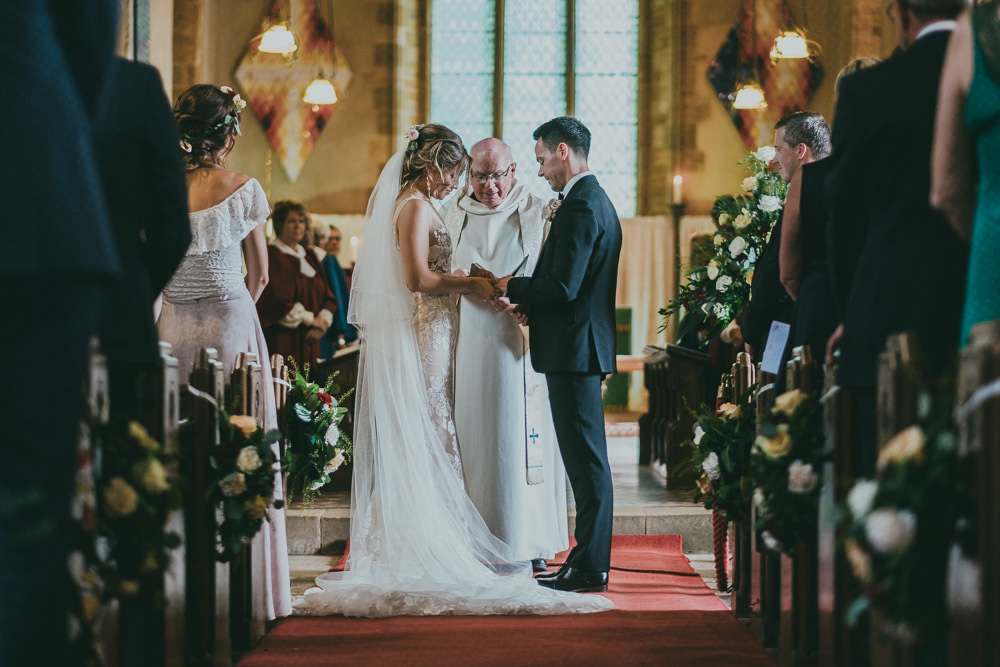 Bride Bridal V Neck Nude Lace Overlay Made With Love Burgundy Bow Tie Groom Veil Boho Tipi Wedding Ross Talling Photography