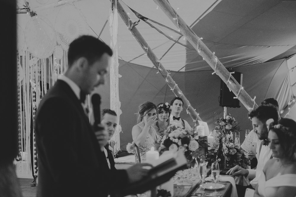 Boho Tipi Wedding Ross Talling Photography