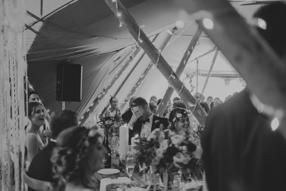 Boho Tipi Wedding Ross Talling Photography