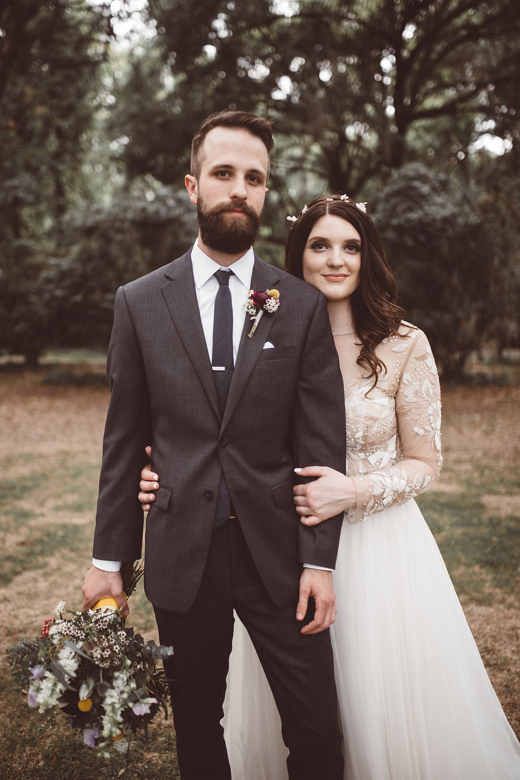 Groom Suit Black Tie Charleston Wedding Katherine Dalton Photography