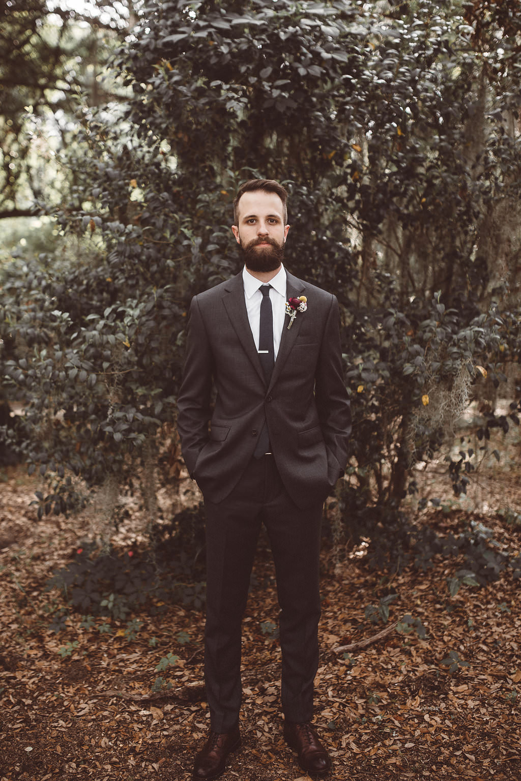 Groom Suit Black Tie Charleston Wedding Katherine Dalton Photography