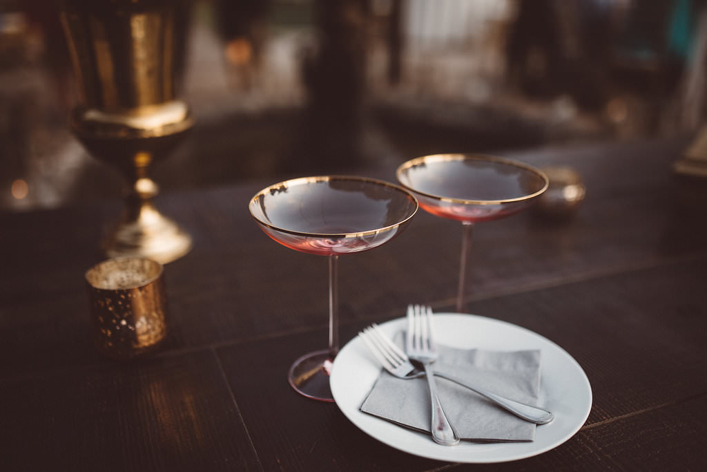 Cocktail Glasses Charleston Wedding Katherine Dalton Photography