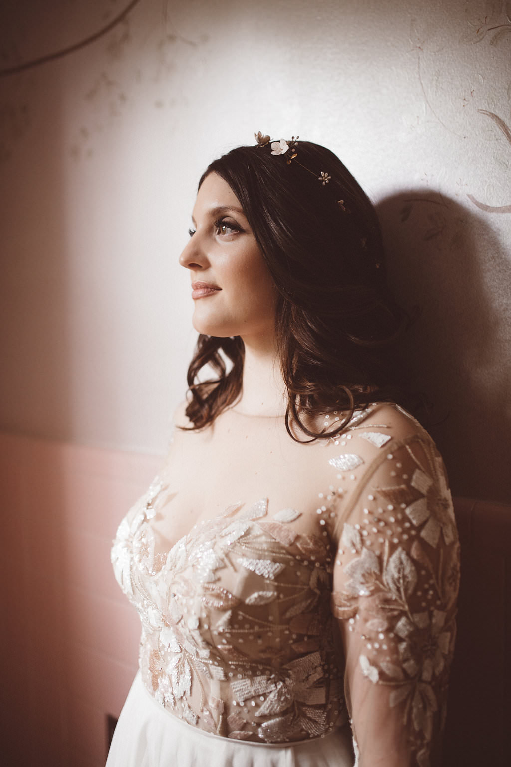 Bride Bridal Make Up Short Hair Style Charleston Wedding Katherine Dalton Photography