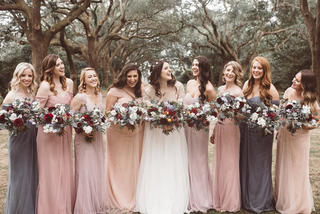 Bridesmaids Bridesmaid Dress Dresses Pink Charleston Wedding Katherine Dalton Photography