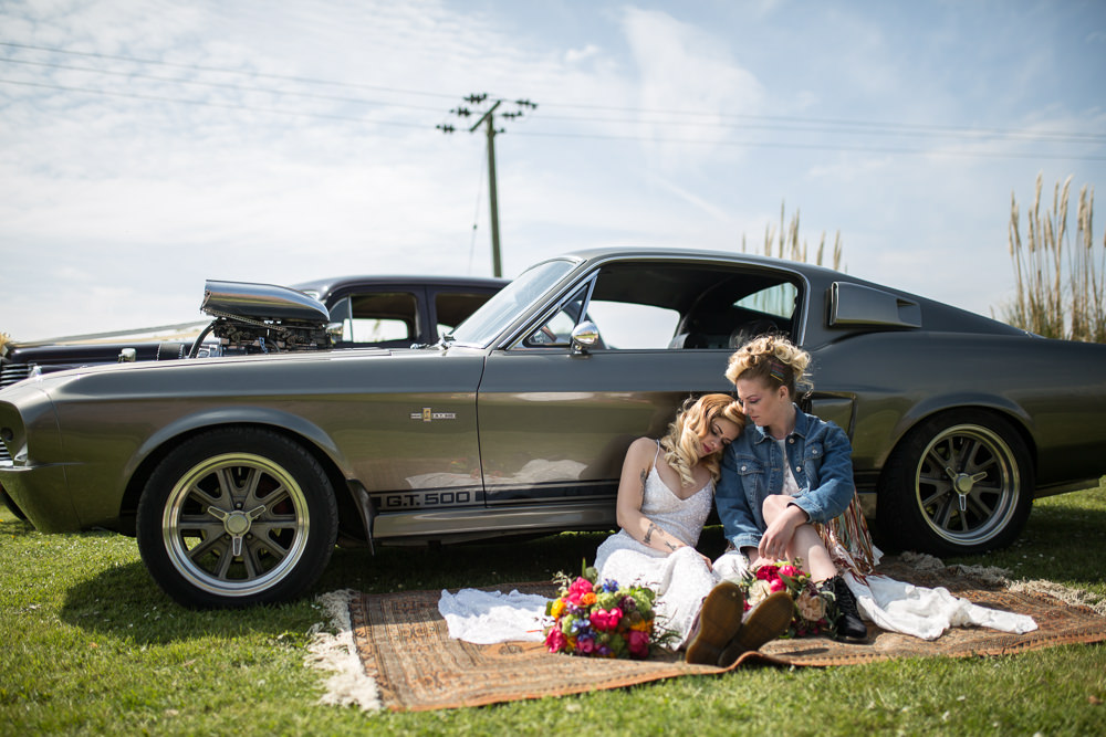 Transport Cars Vintage Colourful Balloons Wedding Ideas Florence Berry Photography