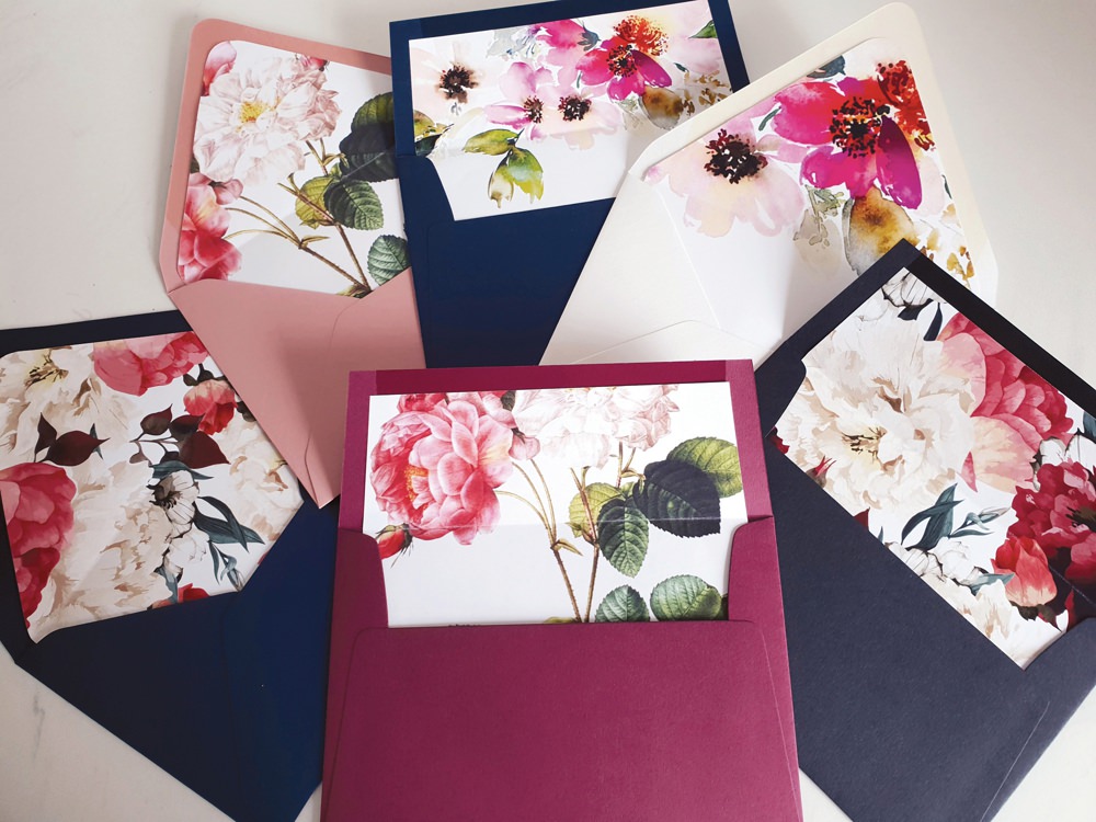 DIY Envelope Liners Wedding Tutorial