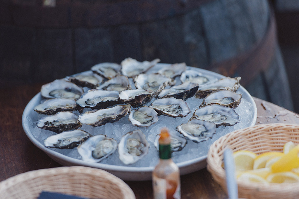 Canapes East Quay Whitstable Wedding Rebecca Douglas Photography