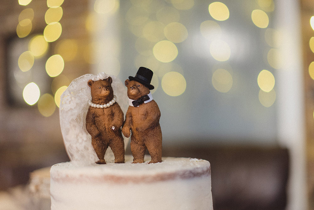 Bears Cake Topper East Quay Whitstable Wedding Rebecca Douglas Photography