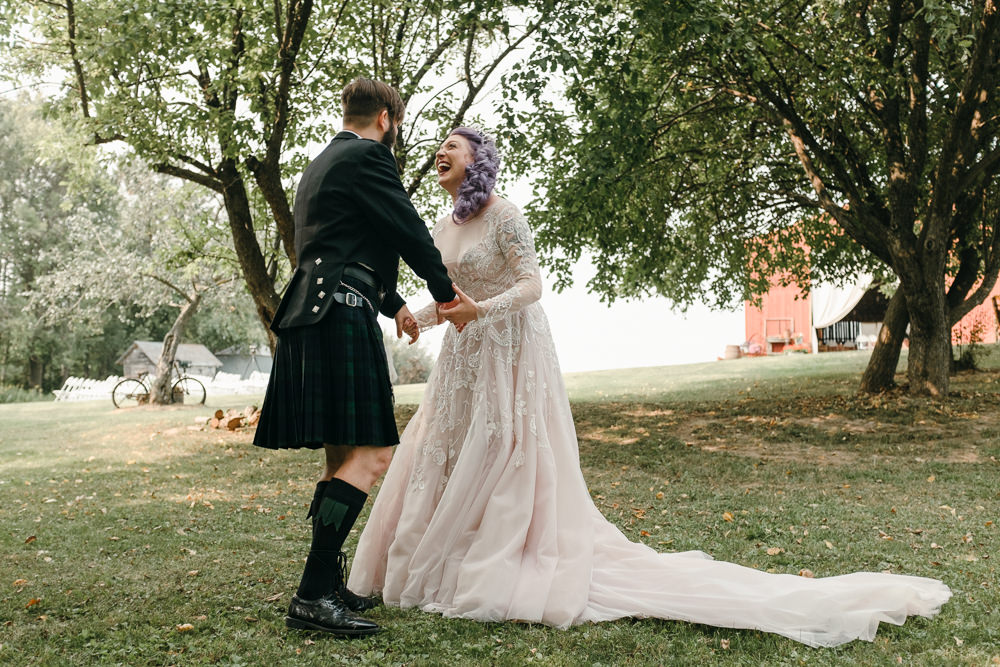 First Look Fantasy Nerdy Wedding Eric Lundgren Photography
