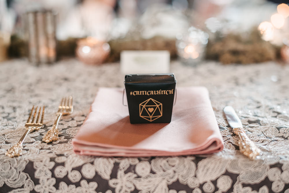 Favour Boxes Fantasy Nerdy Wedding Eric Lundgren Photography