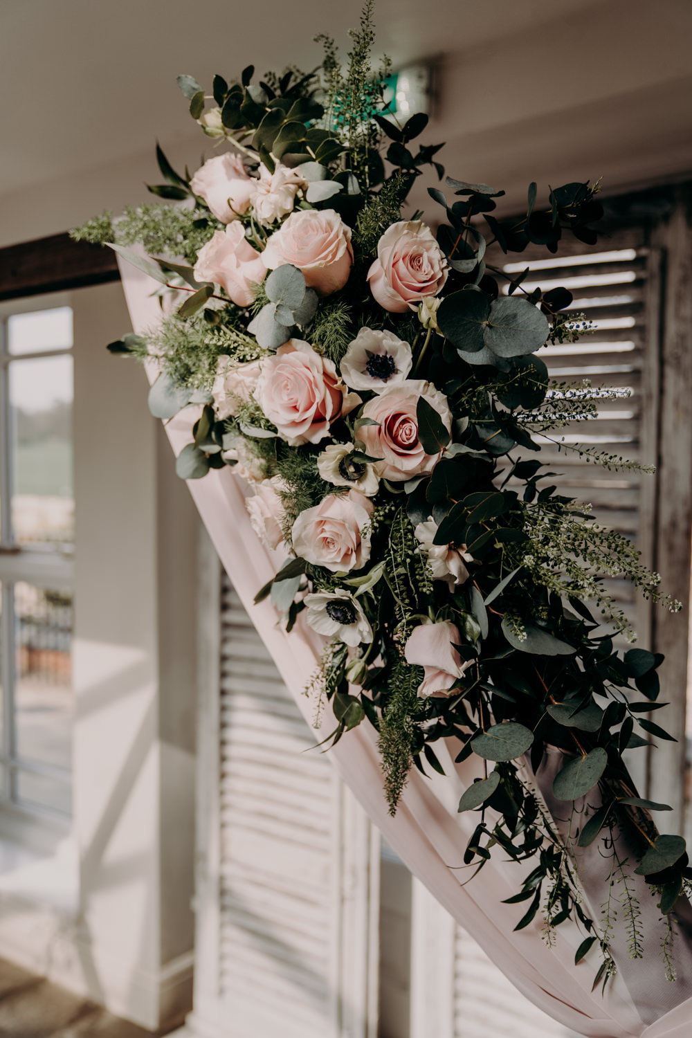 Flowers Greenery Pink Foliage Free Spirited Wedding Ideas EKR Pictures