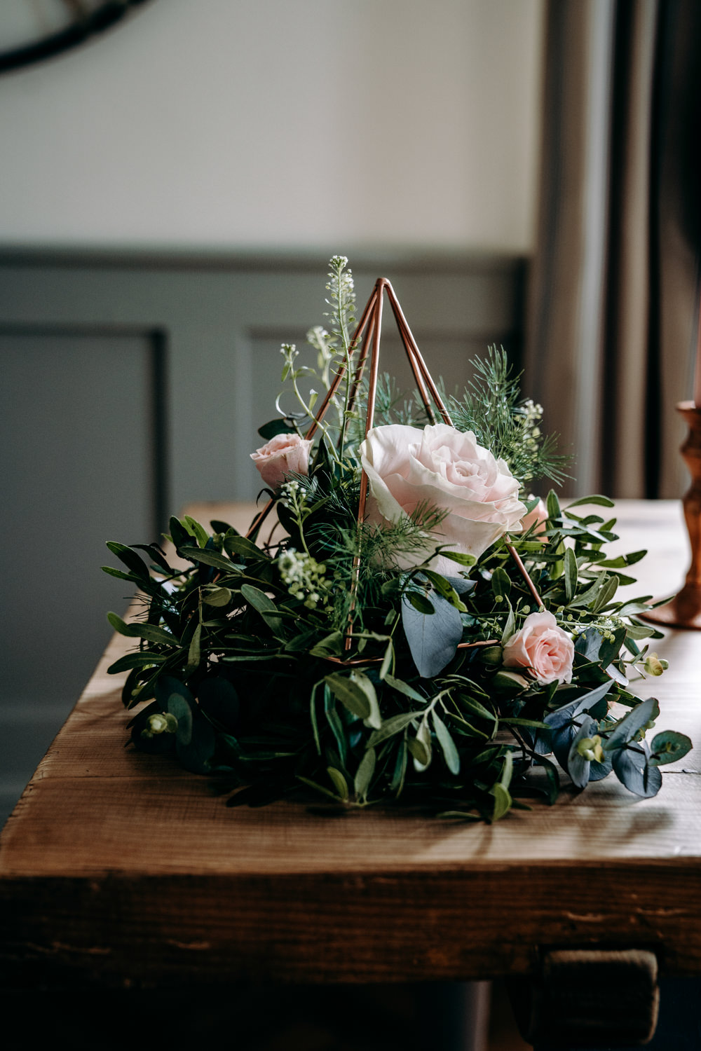 Terrarium Flowers Copper Decor Decoration Free Spirited Wedding Ideas EKR Pictures