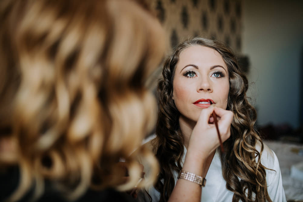 Bride Bridal Make Up Hirst Priory Wedding Kazooieloki Photography
