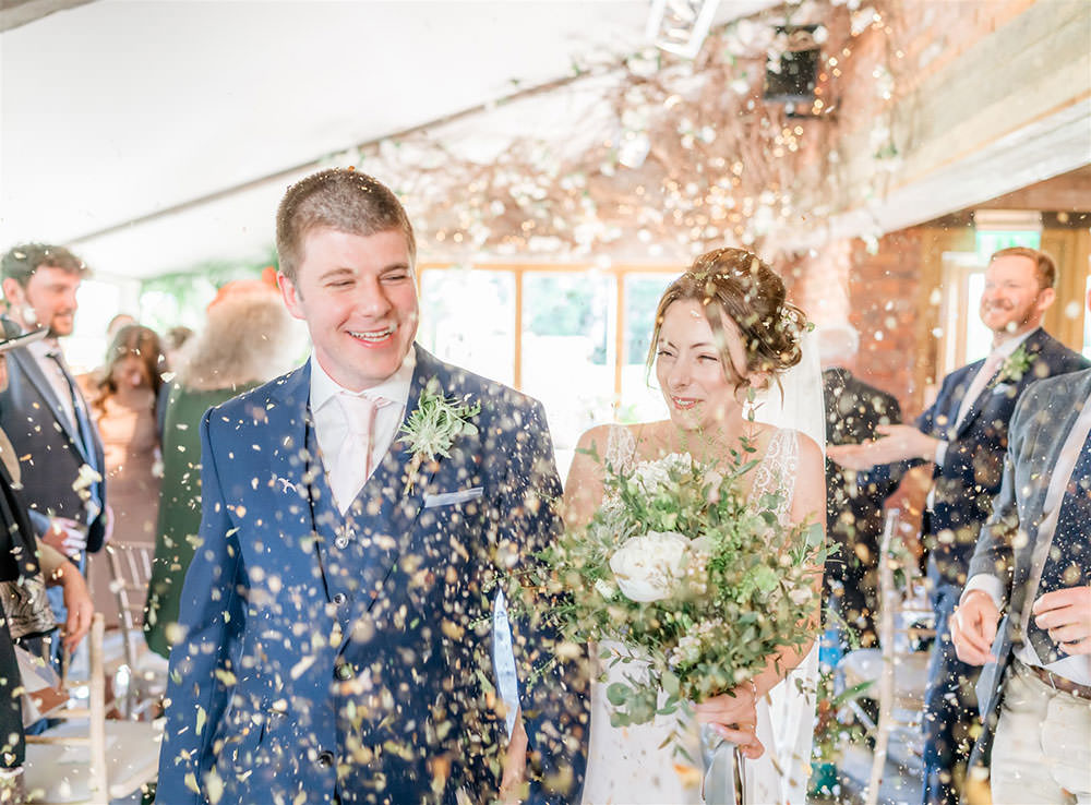 Confetti Newton Hall Wedding Carn Patrick Photography