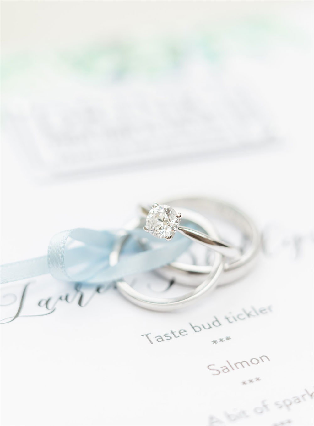 Bands Rings Engagement Diamond Newton Hall Wedding Carn Patrick Photography