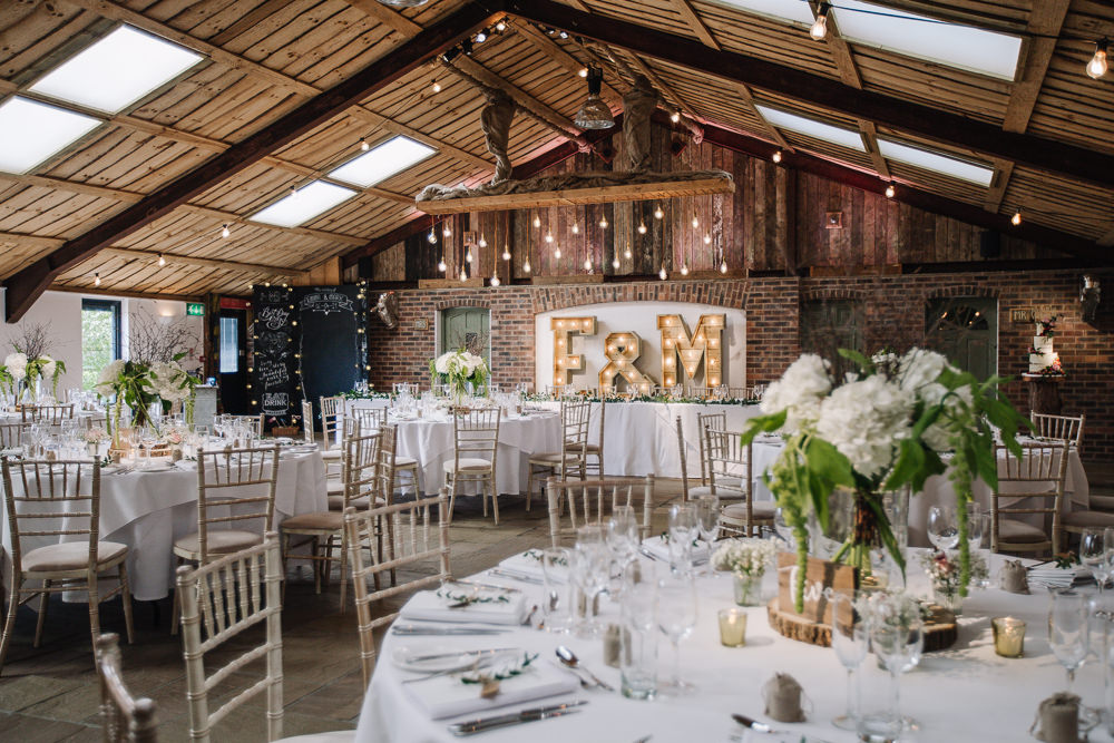 Venue Reception Decor Decoration Rustic Owen House Wedding Barn Nessworthy Photography