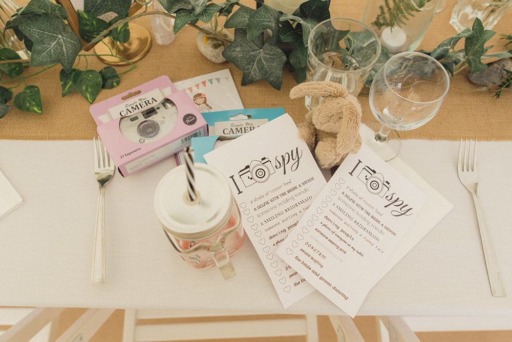 I Spy Camera Game Rye Wedding Rebecca Douglas Photography