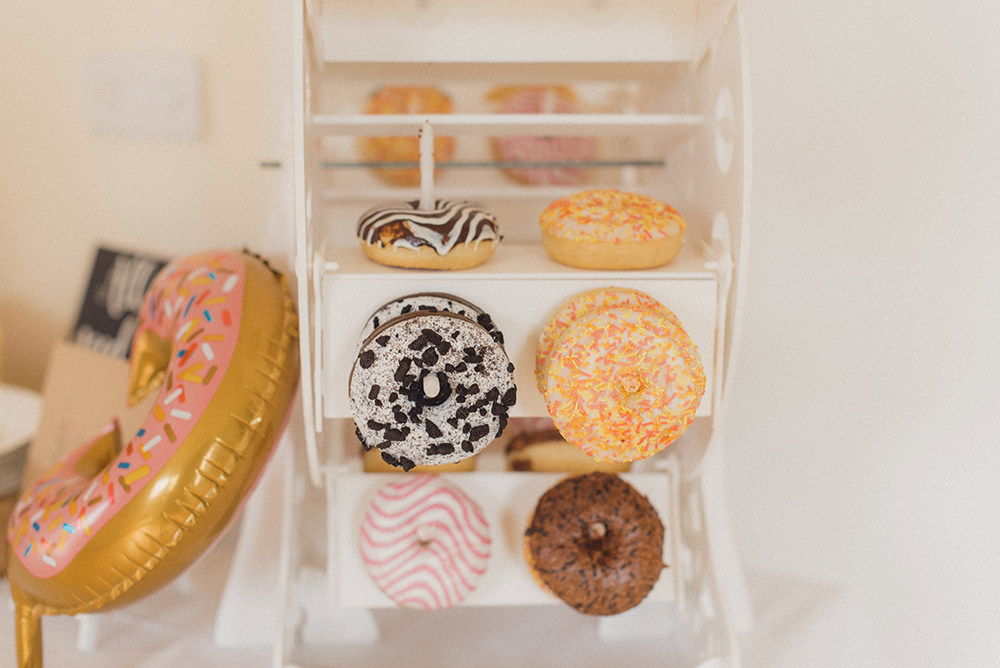 Donut Stand Station Wheel Rye Wedding Rebecca Douglas Photography