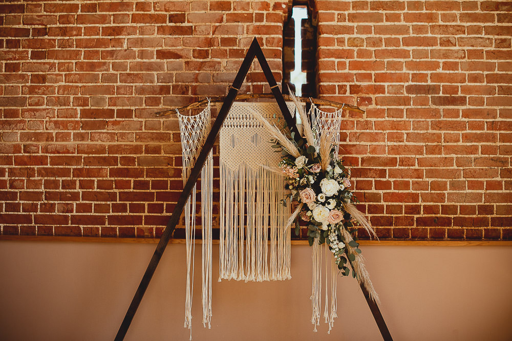Macrame Hanging Decor Decoration Southwood Hall Norfolk Wedding Georgia Rachael Photography