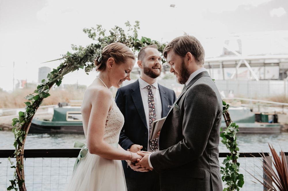 Greenery Foliage Moongate Arch Backdrop Ceremony Aisle Stour Space Wedding Anne Schwarz Photography