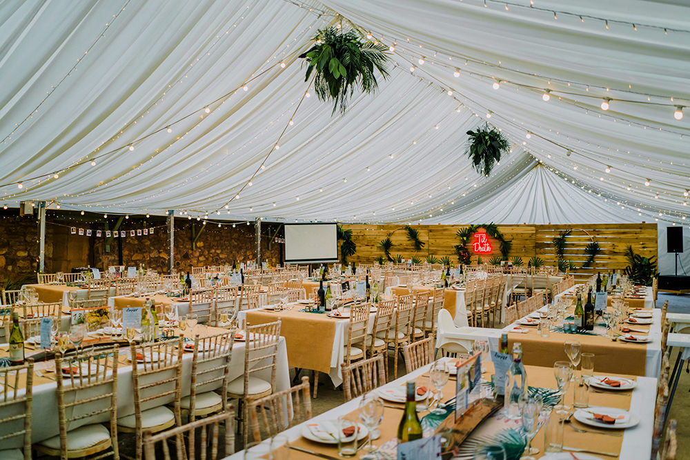 Tropical Luxe Wedding Burfly Photography