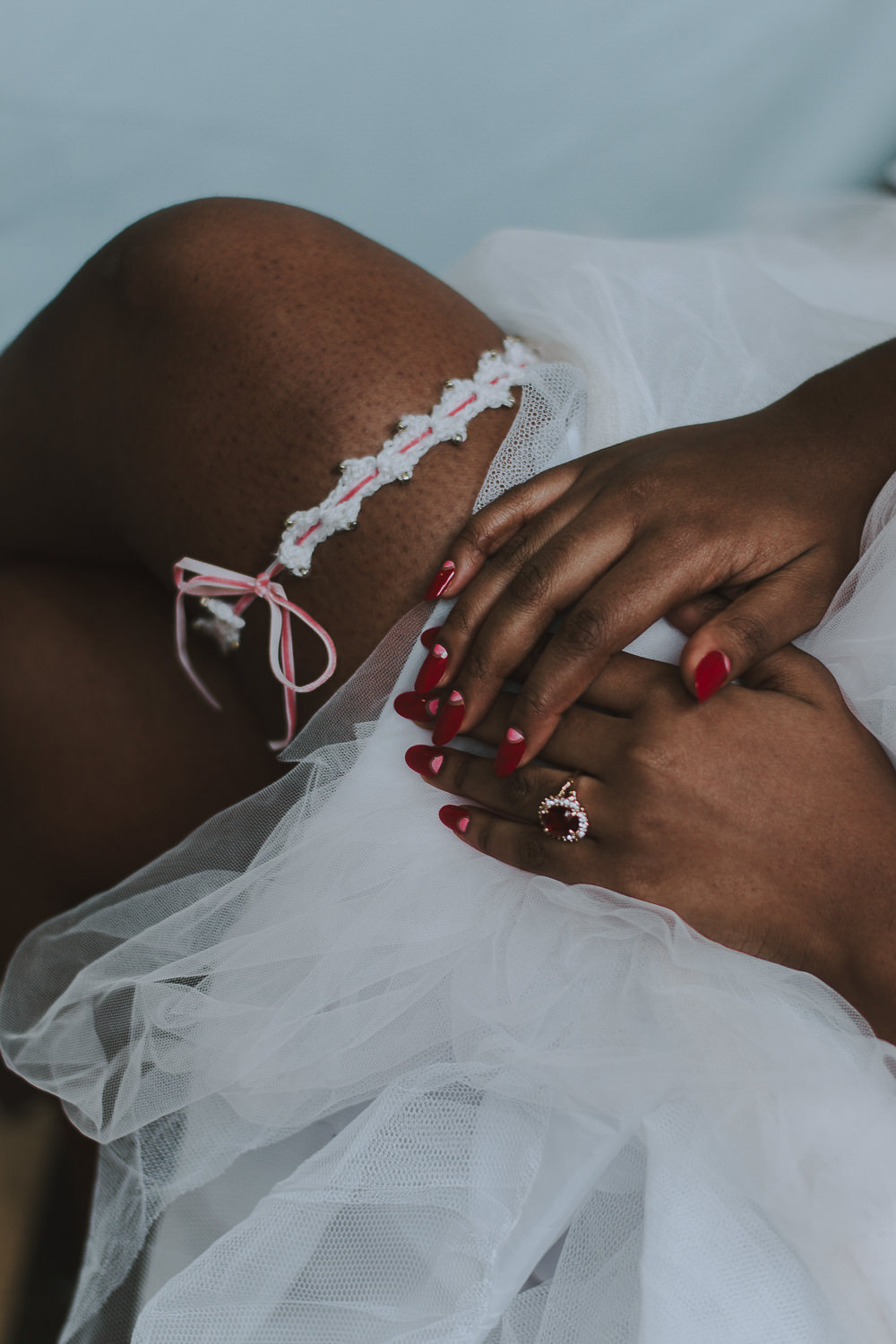 Bride Bridal Garter Wes Anderson William Morris Wedding Ideas Jessica Hill Photography