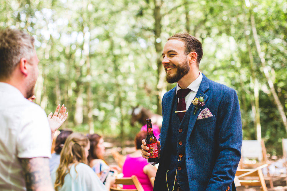 Three Piece Tweed Groom Wise Wedding Venue Livvy Hukins Photography