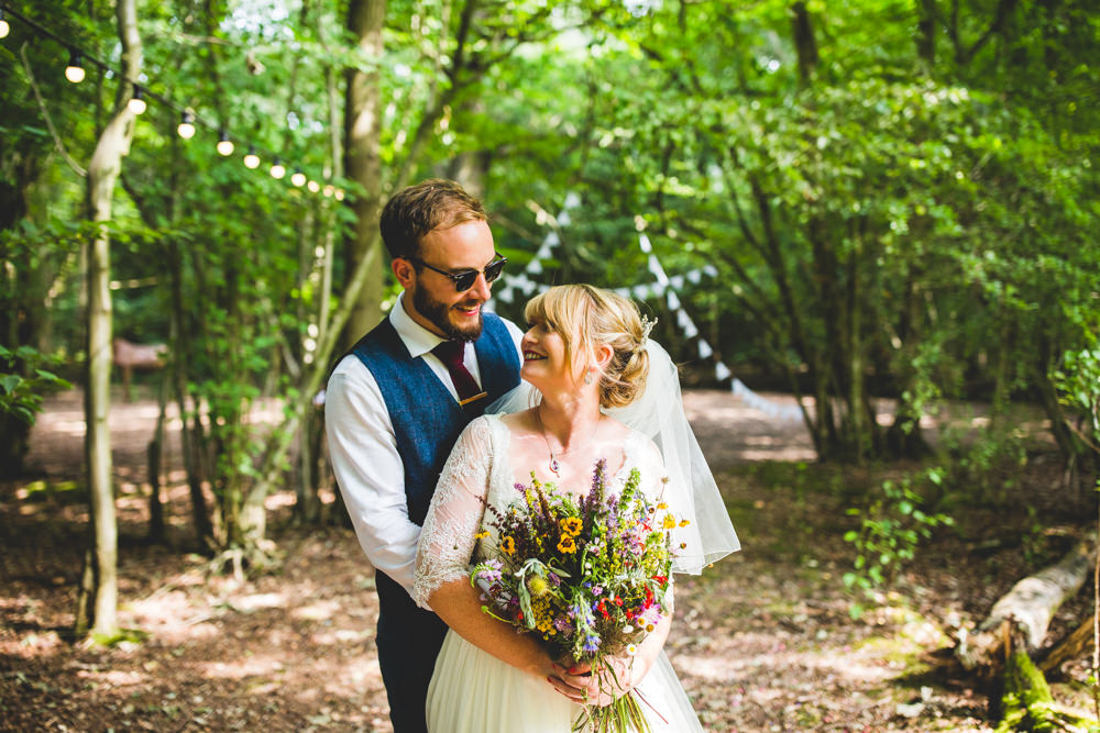 Bride Bridal Dress Gown V Neck Lace Sleeve Layered Veil Three Piece Tweed Groom Wise Wedding Venue Livvy Hukins Photography