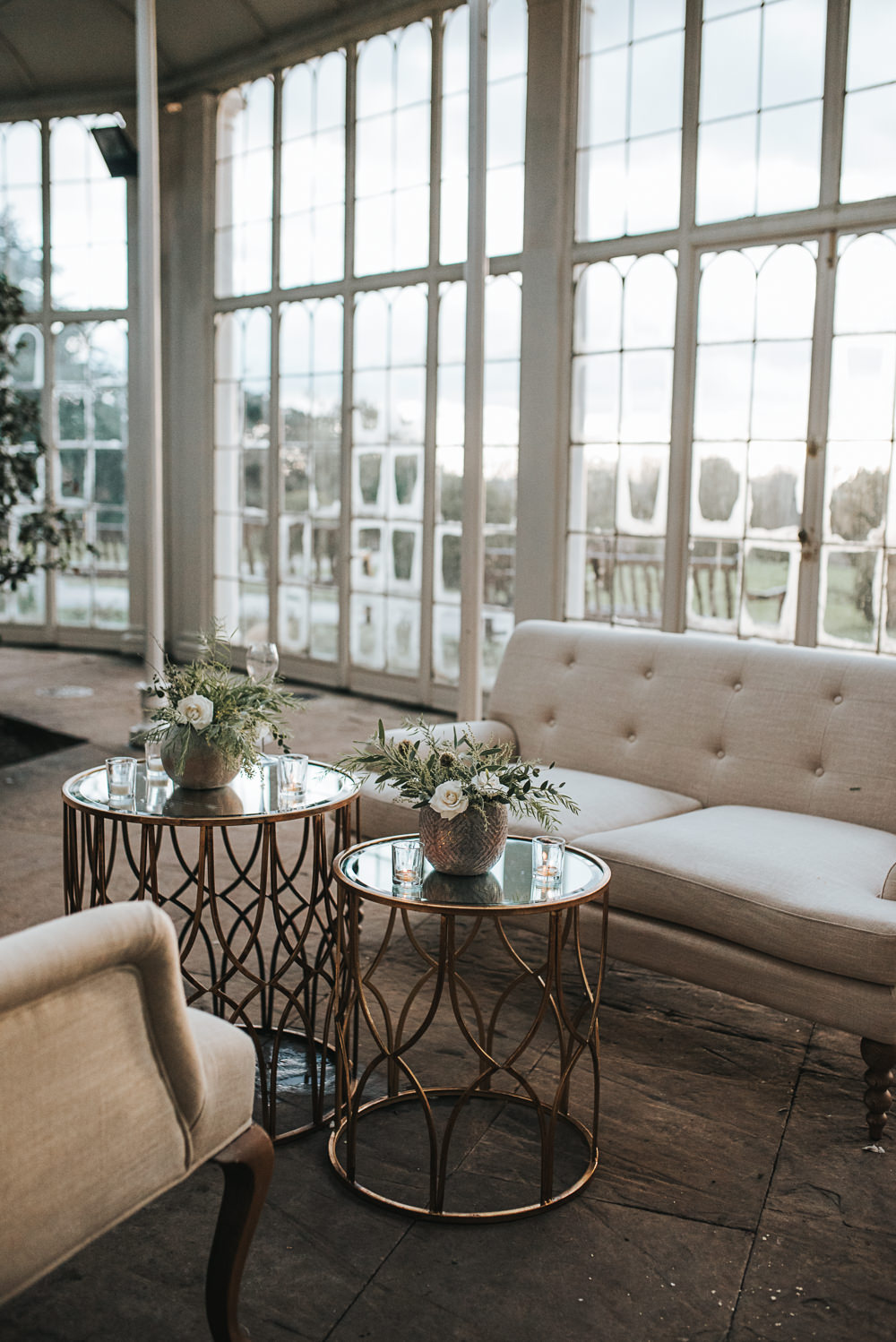 Seating Area Wollaton Hall Wedding Pear and Bear Photography