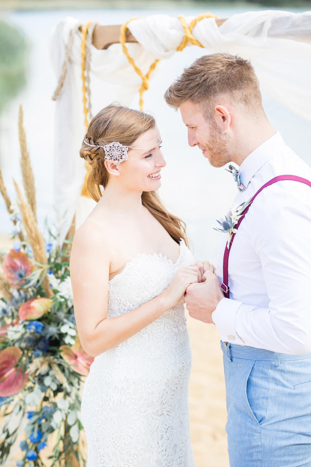 Boho Beach Wedding Ideas Sarah Hoyle Photography