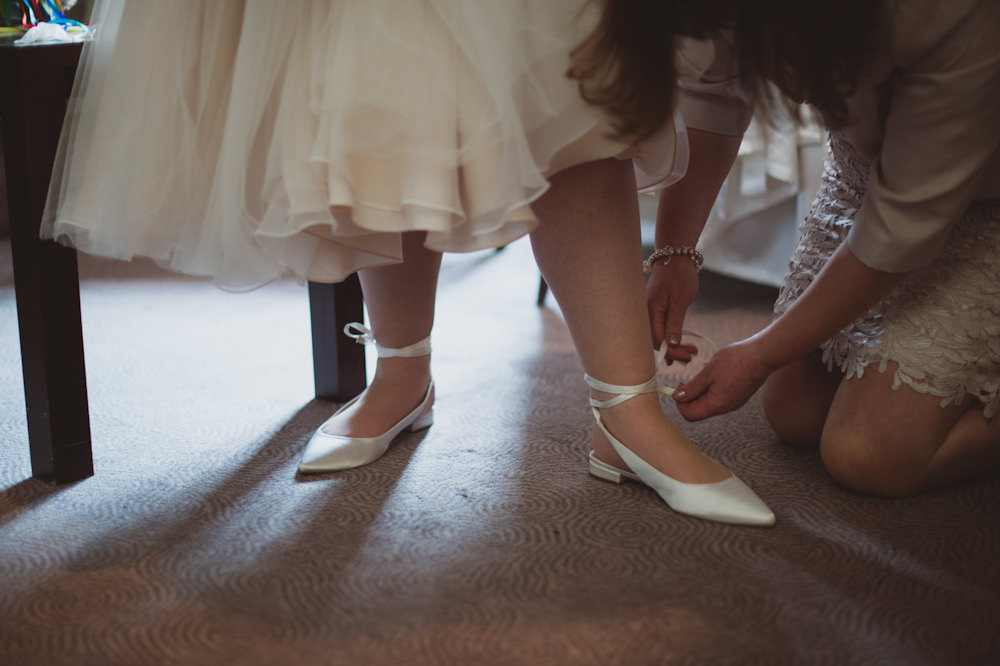 Bride Bridal Shoes Buckinghamshire Railway Centre Wedding Sasha Weddings