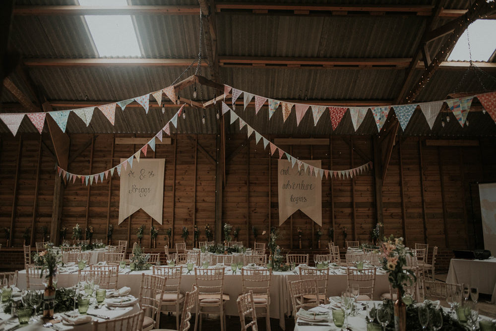 Love Quote Banner Sign Signage Captains Wood Barn Wedding Megan Elle Photography