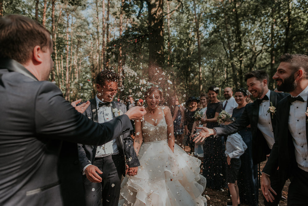 Confetti Captains Wood Barn Wedding Megan Elle Photography