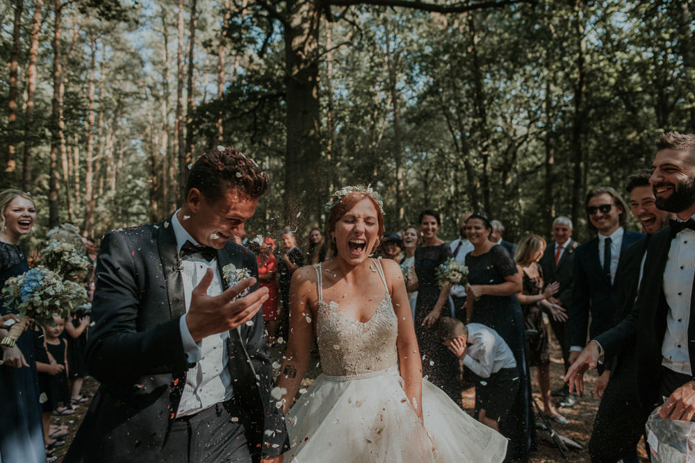Confetti Captains Wood Barn Wedding Megan Elle Photography