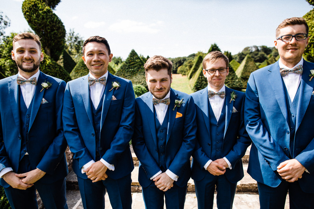 Three Piece Suit Waistcoat Groom Mrs Bow Tie Chaucer Barn Wedding Through The Woods We Ran