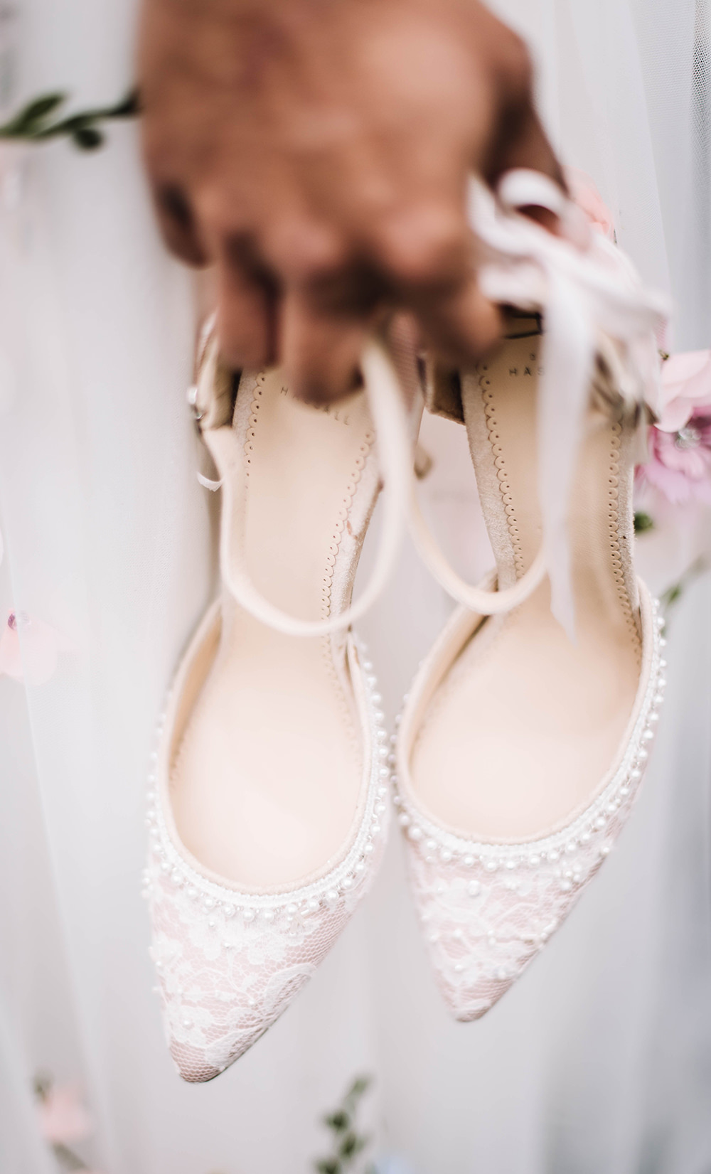 Bride Bridal Shoes Heels Strappy Coral Floral Wedding Ideas Birgitta Zoutman Photography
