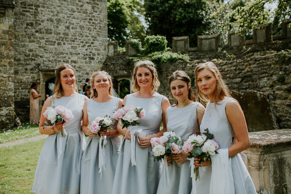 Bridesmaids Bridesmaid Dress Dresses Short DIY Village Hall Wedding PhotoBart