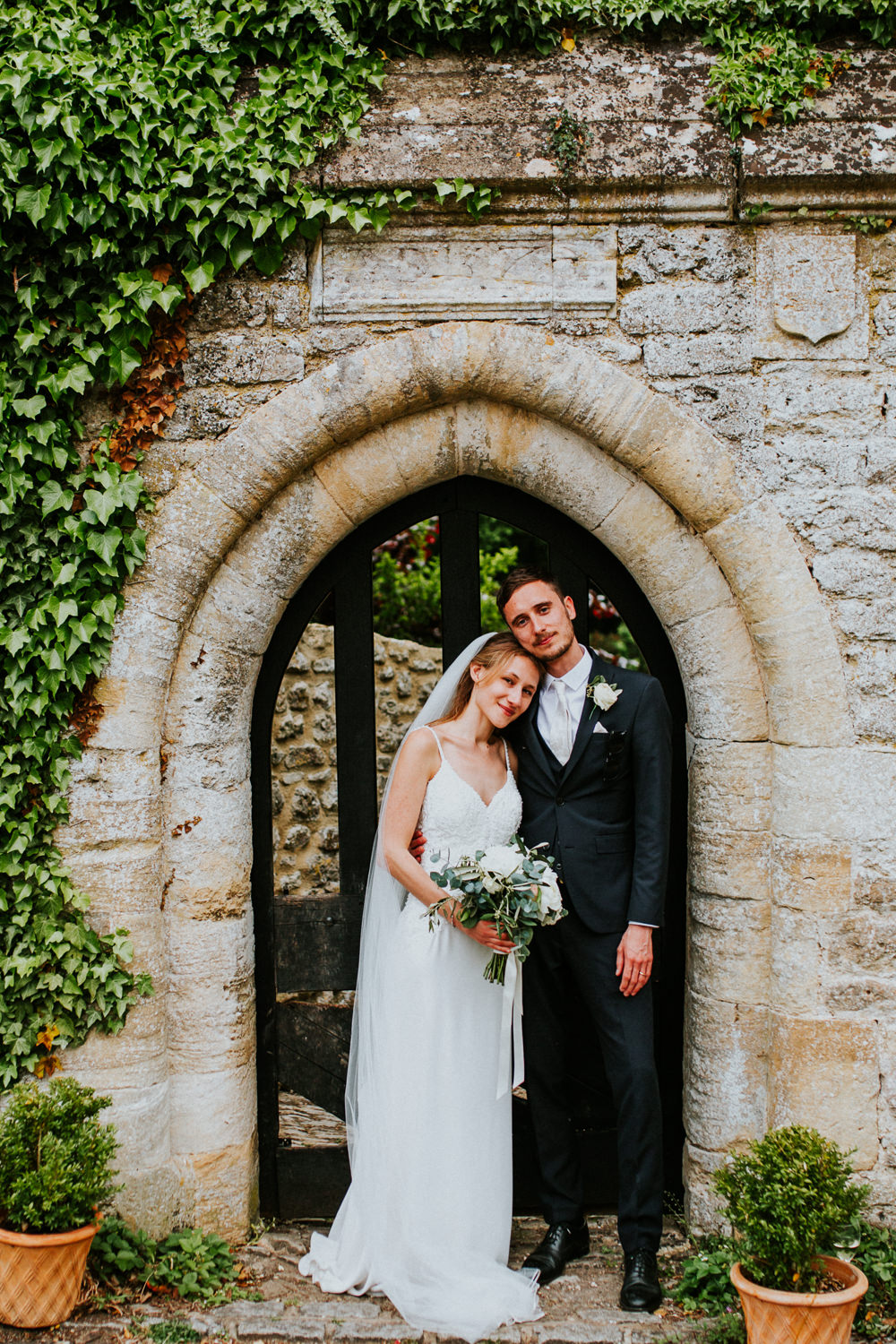 Bride Bridal Dress Gown Straps Train Strappy Beaded Veil DIY Village Hall Wedding PhotoBart