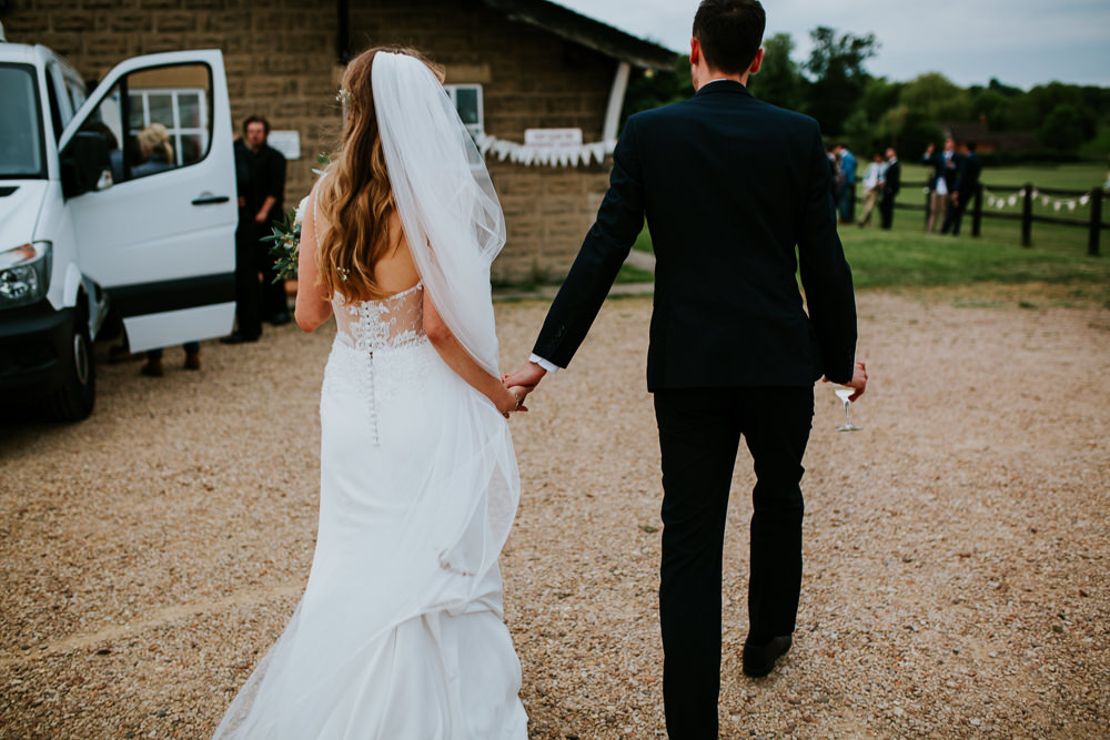 Bride Bridal Dress Gown Straps Train Strappy Beaded DIY Village Hall Wedding PhotoBart