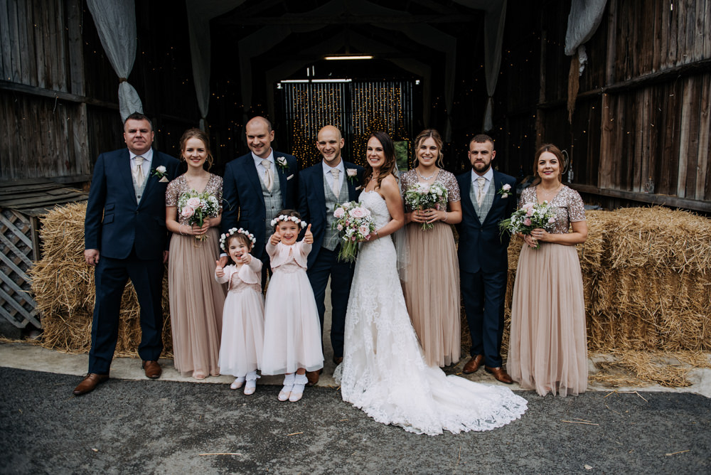 Bridesmaids Bridesmaid Dress Dresses Long Maxi Sequin Tulle Pink Deepdale Farm Wedding Kazooieloki Photography