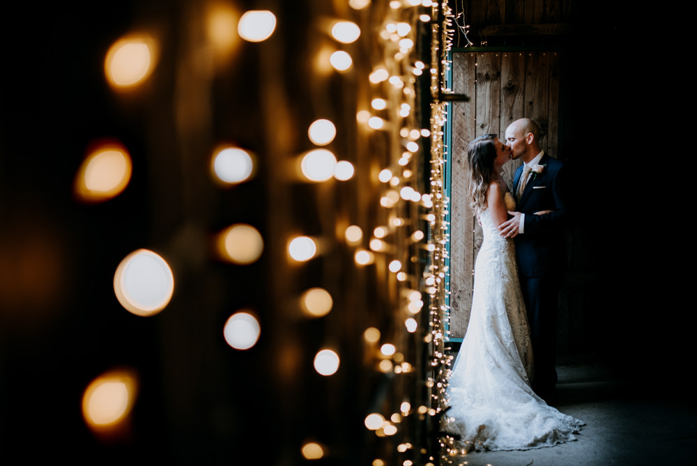 Fairy Lights Lighting Deepdale Farm Wedding Kazooieloki Photography