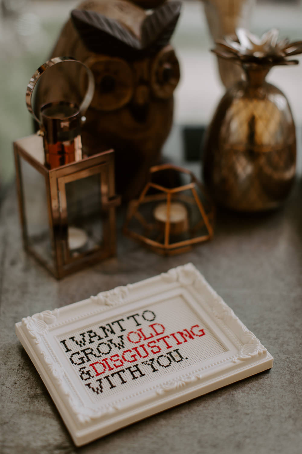 Love Quote Sign Dreys Wedding Grace & Mitch Photo & Film