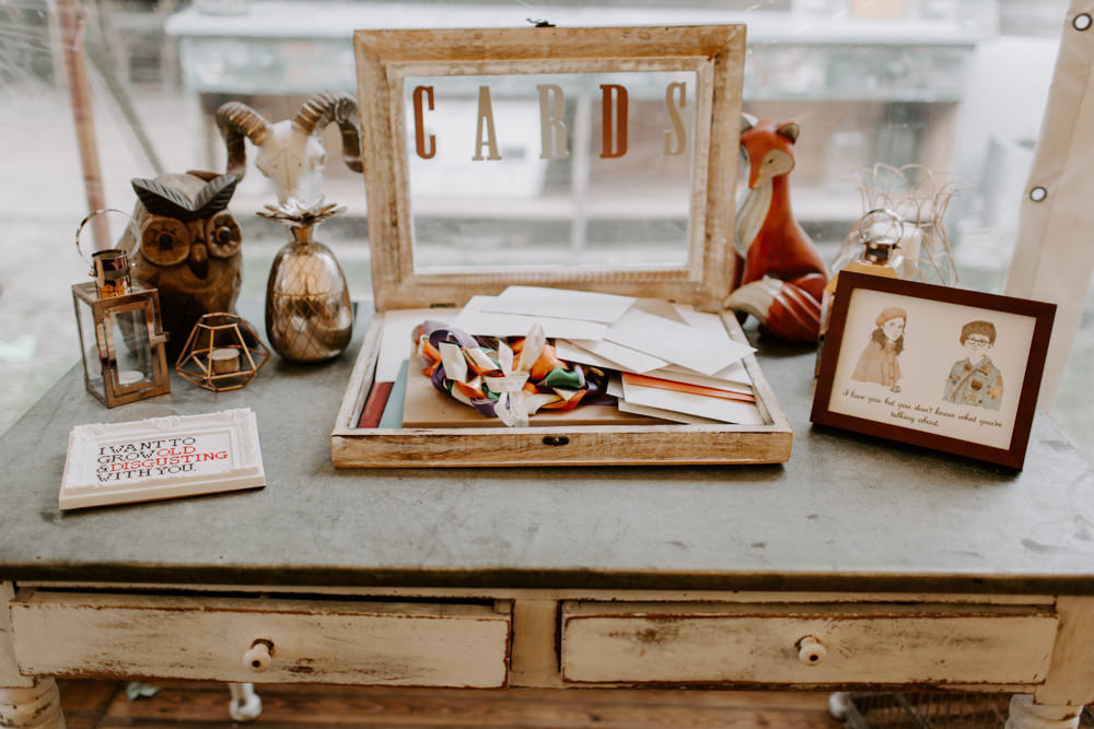 Card Table Decor Dreys Wedding Grace & Mitch Photo & Film