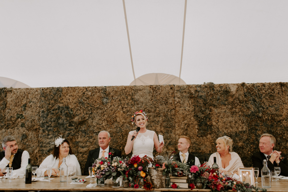 Moss Wall Backdrop Top Table Dreys Wedding Grace & Mitch Photo & Film