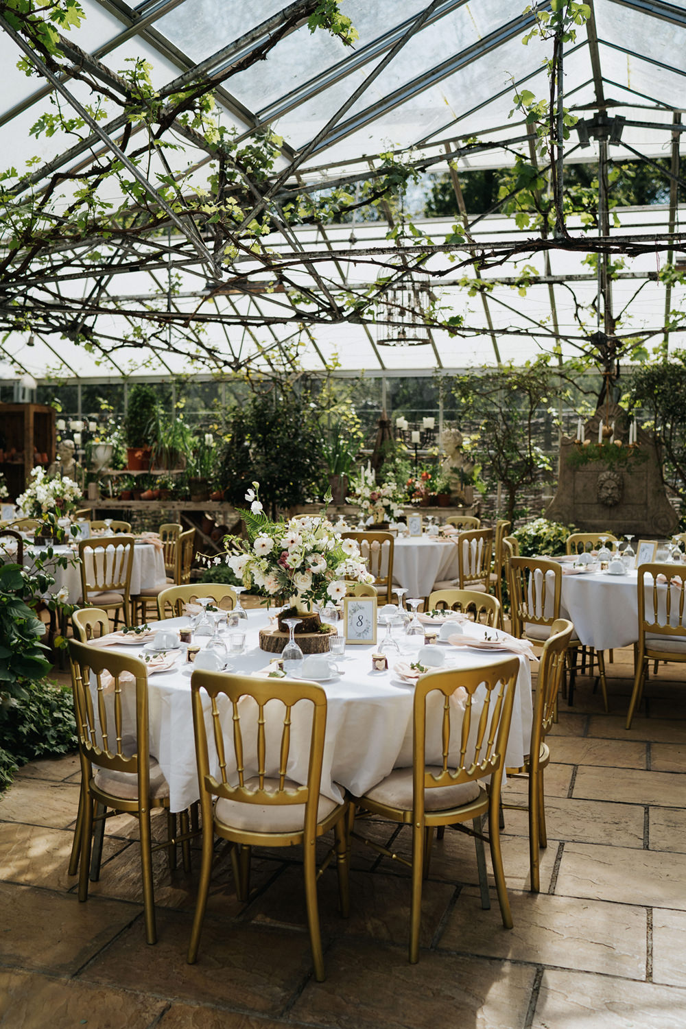 Glasshouse Reception Venue Greenhouse Wedding Kit Myers Photography