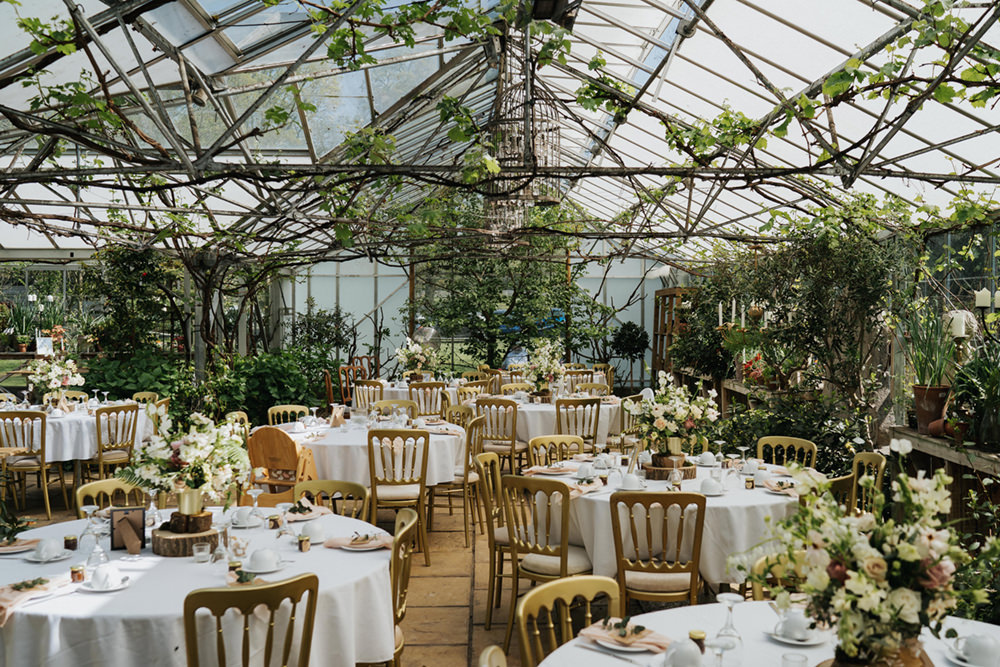 Glasshouse Reception Venue Greenhouse Wedding Kit Myers Photography