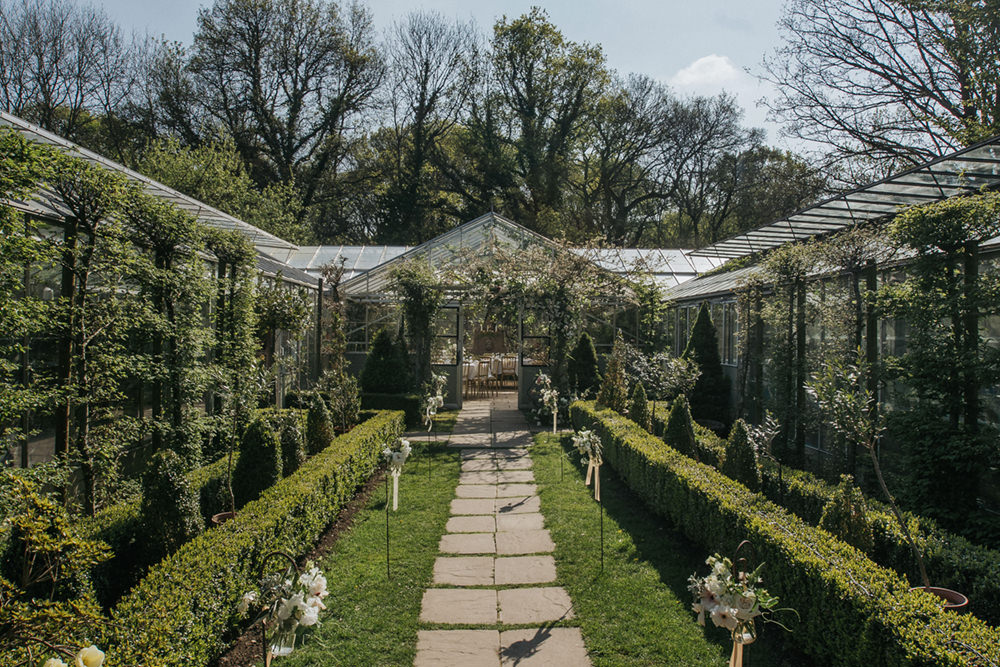 Glasshouse Reception Venue Greenhouse Wedding Kit Myers Photography