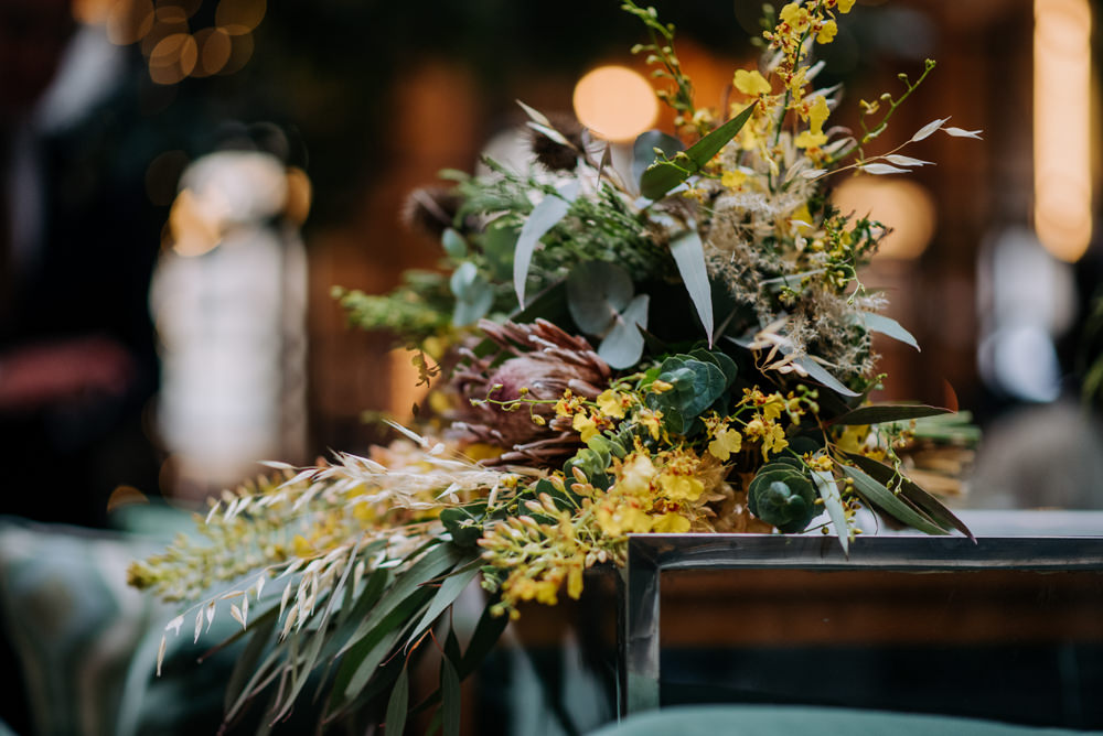 Wildflower Bouquet Australian Native Flowers Foliage Manchester Wedding Kazooieloki Photography