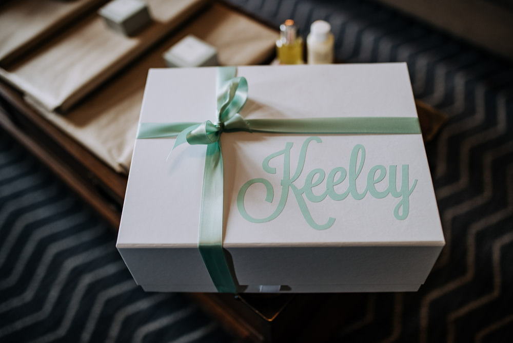 Bride Bridal Gift Box Personalised Manchester Wedding Kazooieloki Photography