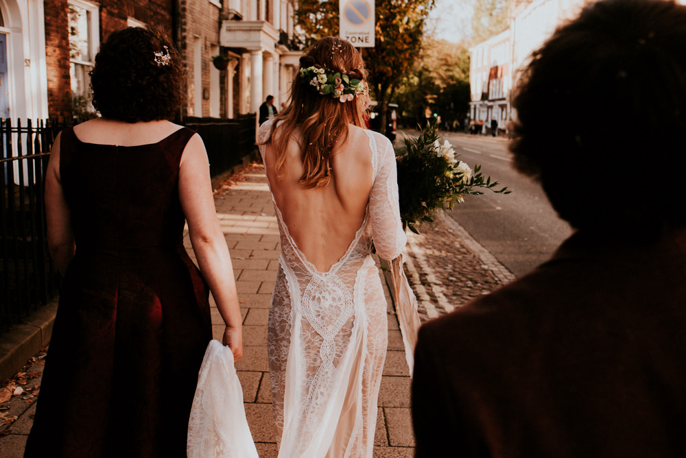 Dress Gown Bride Bridal Grace Loves Lace Inca Long Sleeves Train North Yorkshire Pub Wedding Shutter Go Click Photography